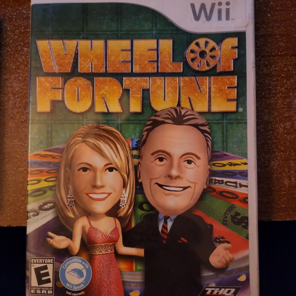 Like New !! Great Condition !! Family Fun !! Nintendo Wii Wheel Of Fortune Game